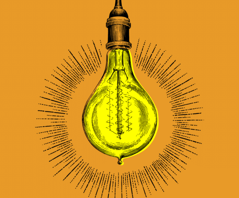 A lightbulb