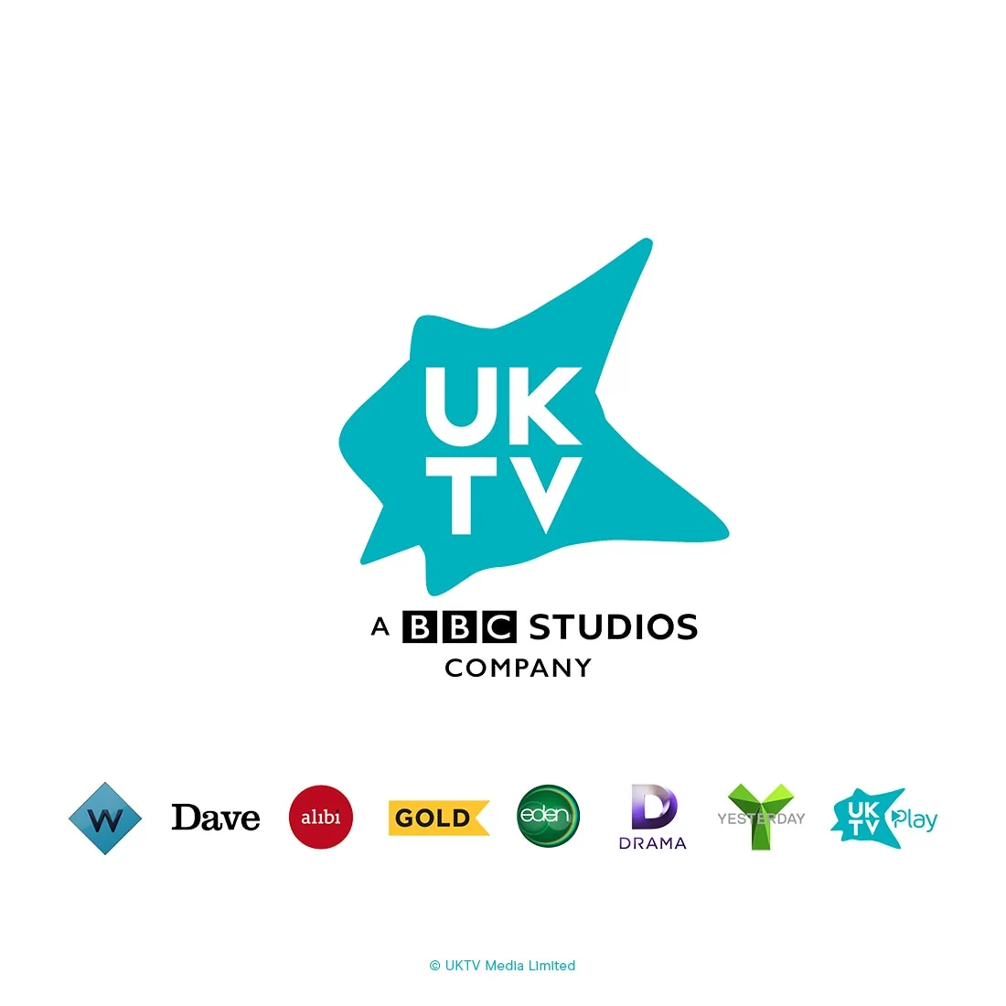 UKTV logo and channels